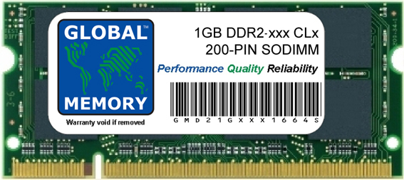 1GB DDR2 400/533/667/800MHz 200-PIN SODIMM MEMORY RAM FOR SONY LAPTOPS/NOTEBOOKS